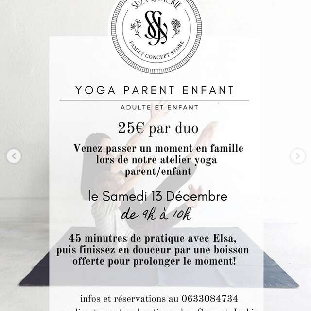 Yoga PARENT - ENFANT chez Suzy & Jackie