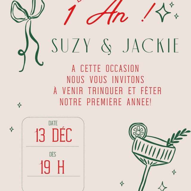 Suzy & Jackie déjà 1 an !