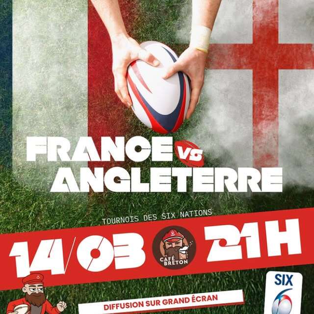 Soirée Rugby France/Angleterre au Café Breton !