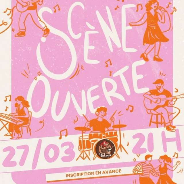 Scène ouverte au Café Breton !