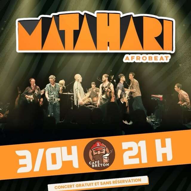 Concert de Mata Hari au Café Breton !