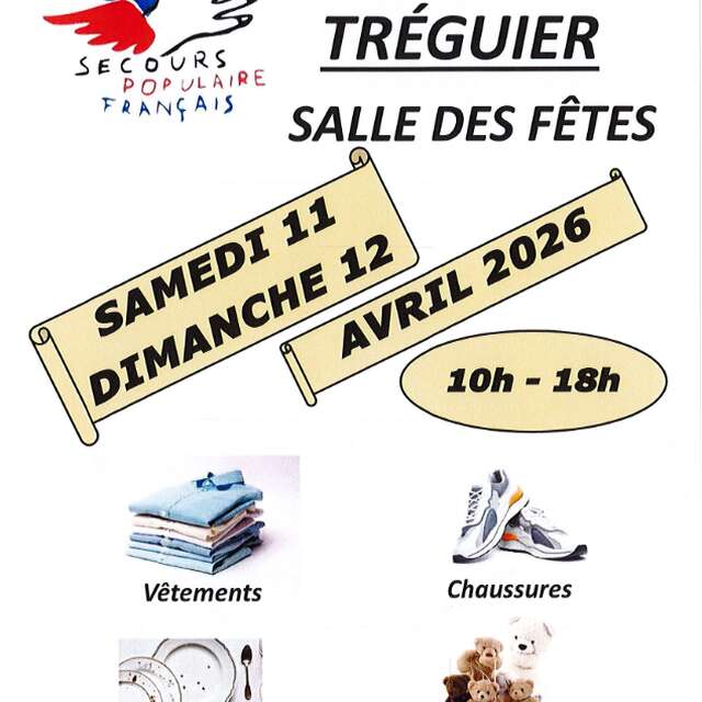 Grande braderie du Secours populaire