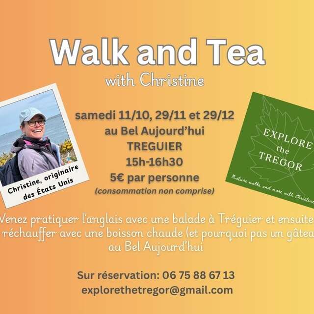 Walk and Tea with Christine in Tréguier
