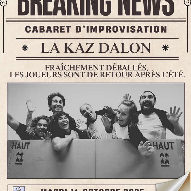 La Kaz Dalon: Cabaret d'improvisation au Café Breton