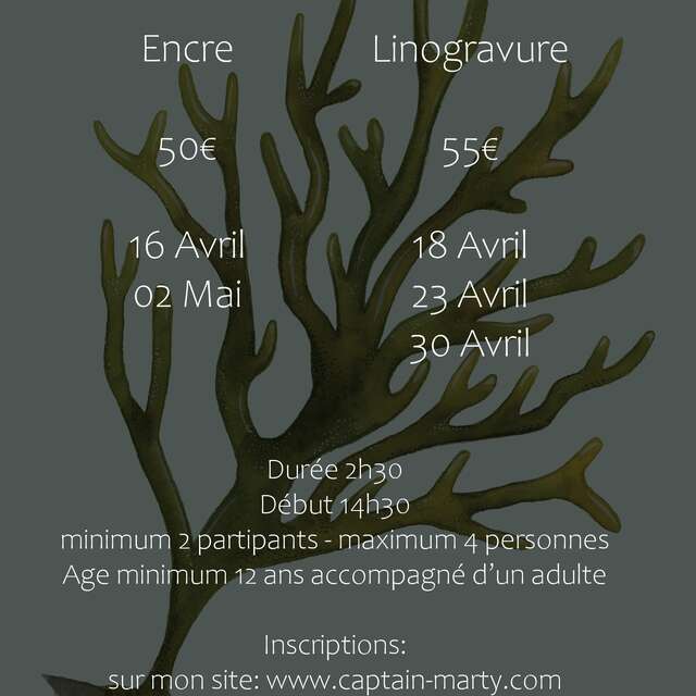 Ateliers linogravure & encre