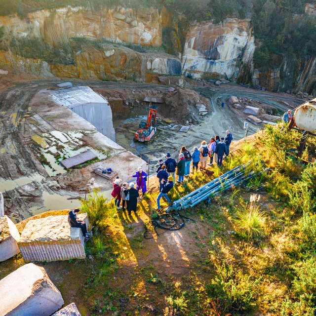 Visite des carrières de granit avec la Maison du Littoral
