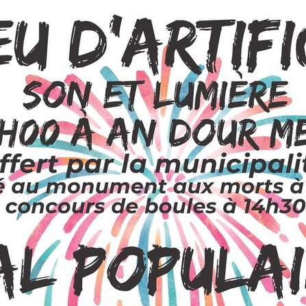 Fête Nationale et feu d'artifice