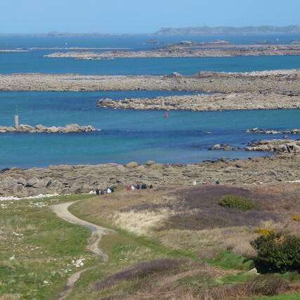 Ile Grande, vue du ciel