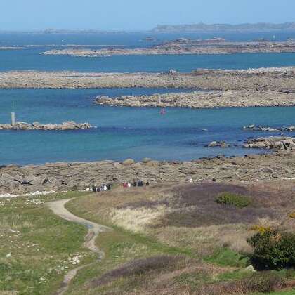 Le littoral sud de l'Ile Grande : les marais maritimes