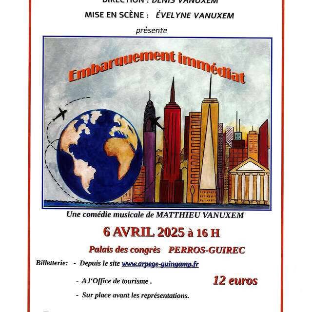 Comédie musicale " Embarquement immédiat"