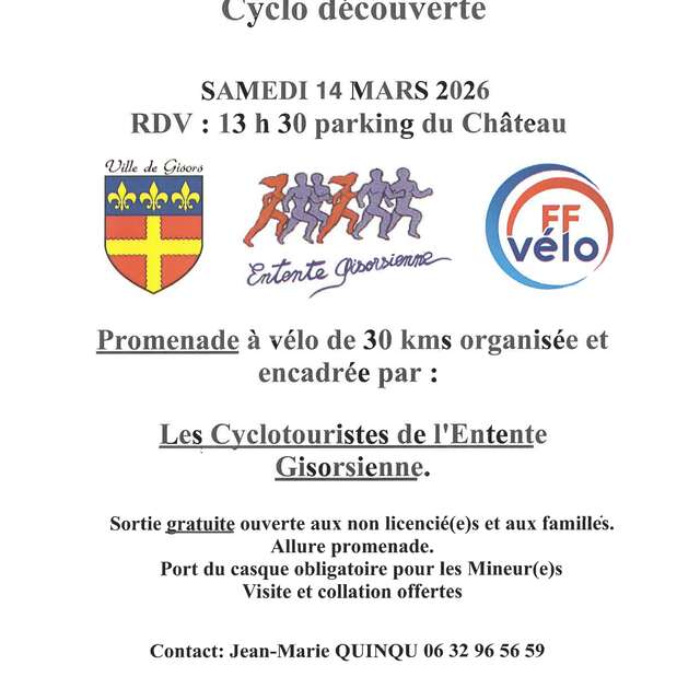 Balade cyclo découverte