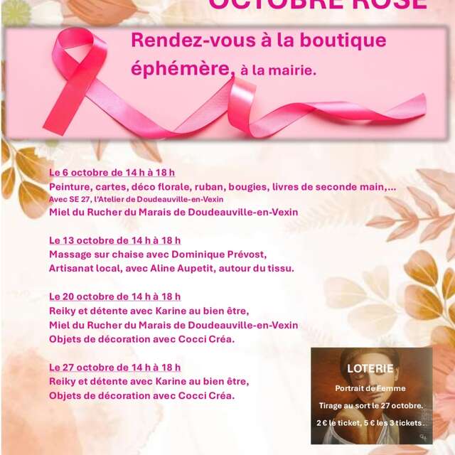 Octobre Rose - Boutique éphémère