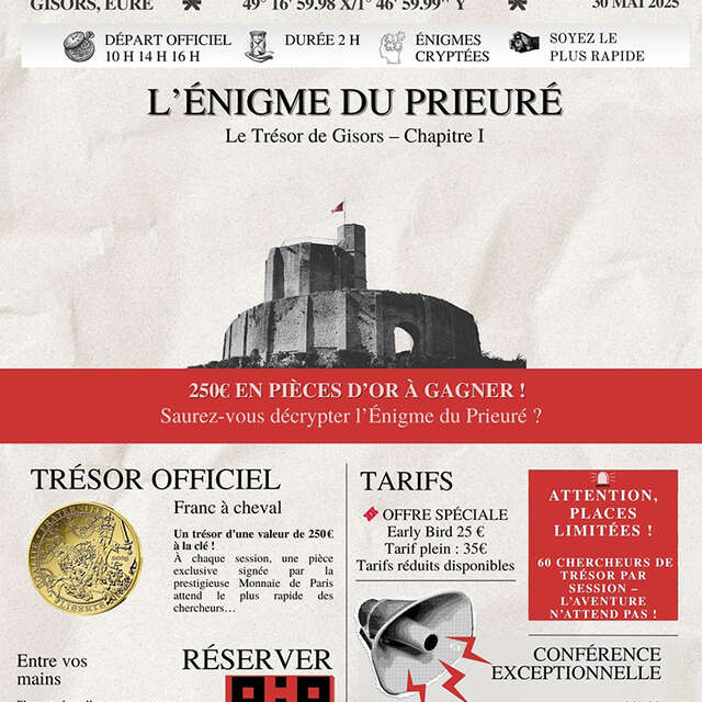 L'énigme du Prieuré - Chapitre I