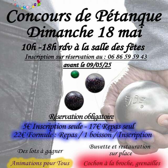 Concours de pétanque