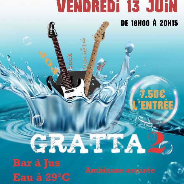 Soirée pop rock à la piscine