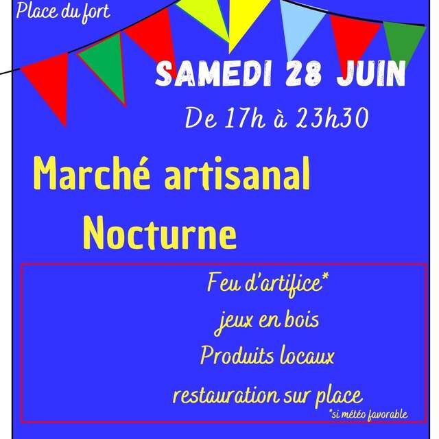 Marché artisanal nocturne