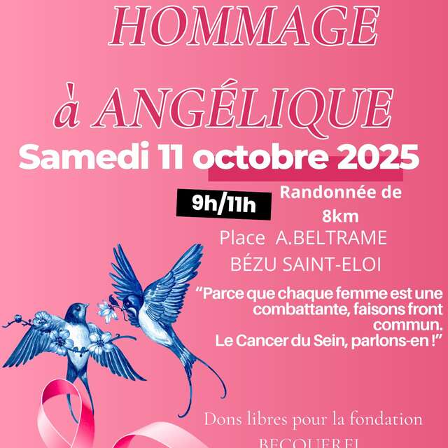 Octobre Rose - Marche rose