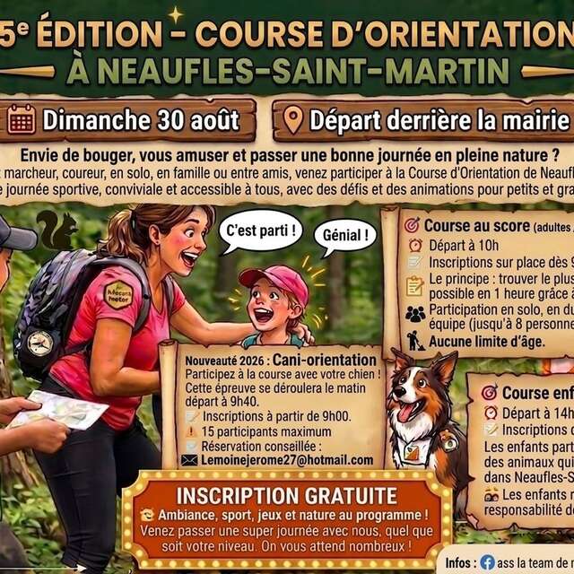 Course d’orientation familiale - 5ème édition