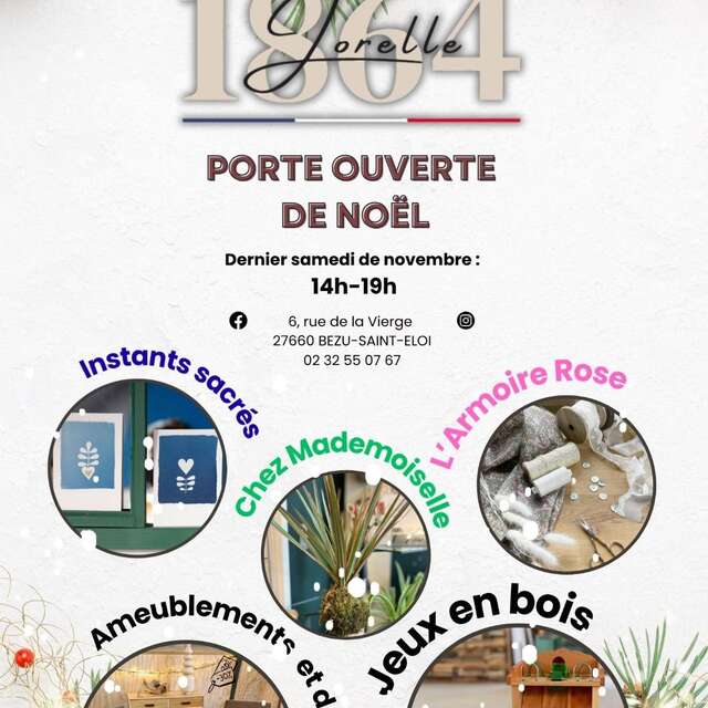 Meubles d'Ici et d'Ailleurs par Jorelle 1864 - Porte ouverte de Noël