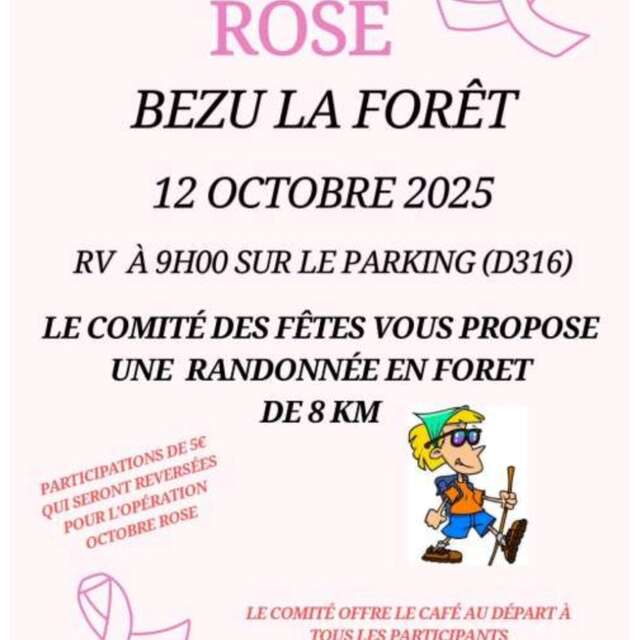 Octobre Rose - Randonnée en forêt