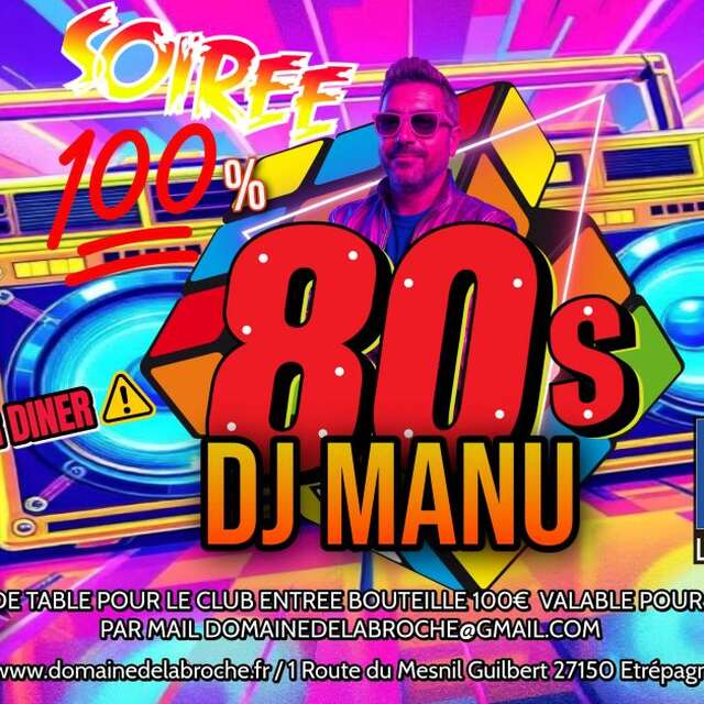 Soirée 100% 80's