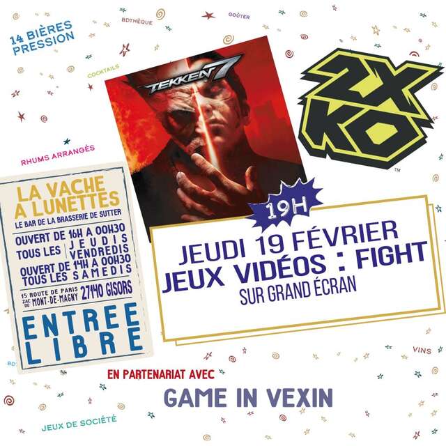 Soirée jeux vidéo fight