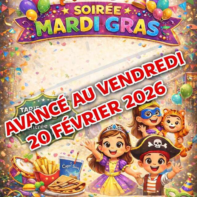 Soirée Mardi Gras