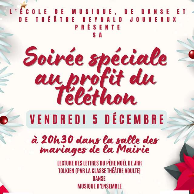 Soirée spéciale au profit du Téléthon