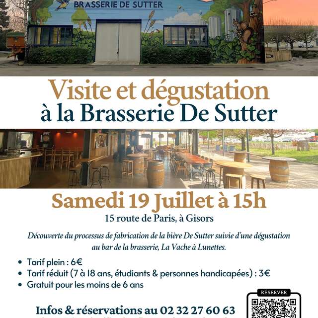 COMPLET - Visite et dégustation à la Brasserie De Sutter