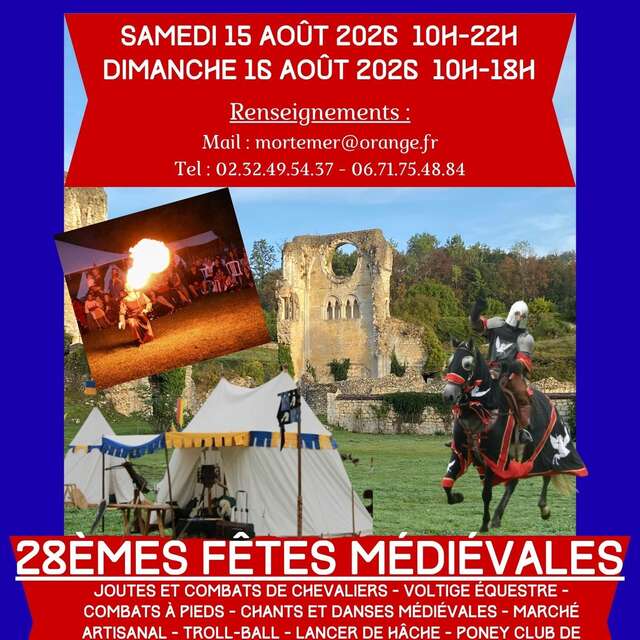 28e Fêtes Médiévales à l'Abbaye de Mortemer