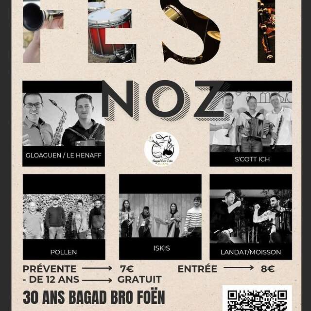 Fest-noz - 30 ans du Bagad Bro Foën