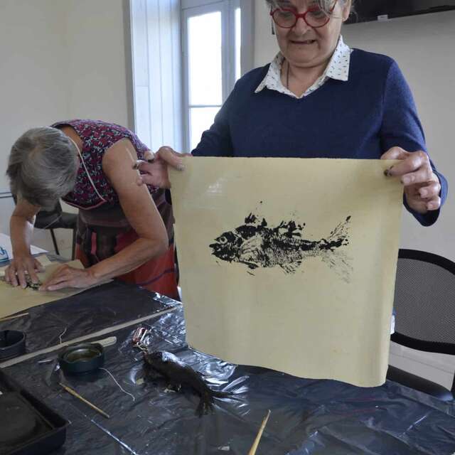 Atelier manuel - Empreinte de poisson - À partir de 4 ans avec adulte