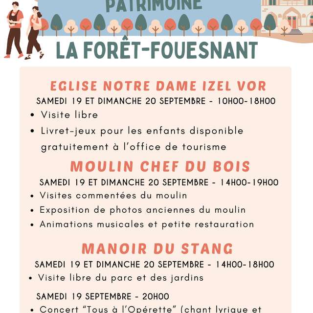 Journées Européennes du Patrimoine - La Forêt-Fouesnant