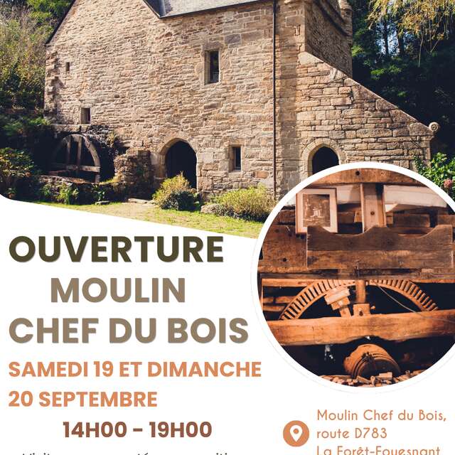 Journées Européennes du Patrimoine - Moulin Chef du Bois