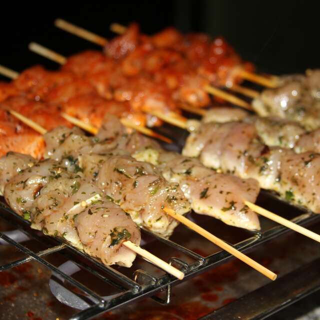 Soirée brochettes de poisson