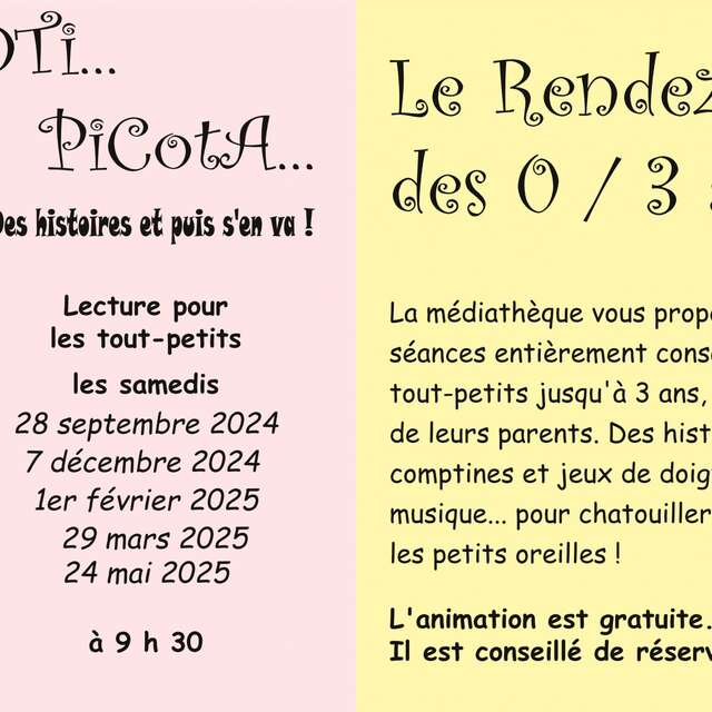 Séance bébés lecteurs