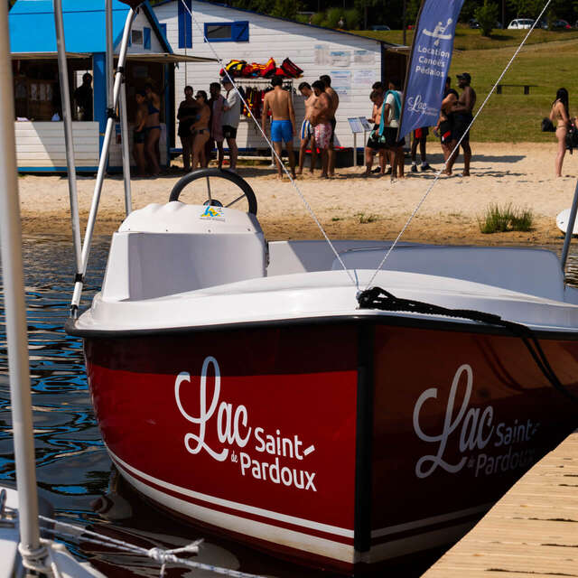 Location bateau à moteur électrique