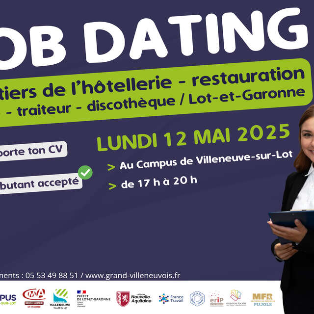 Jobdating de l'hôtellerie et de la restauration
