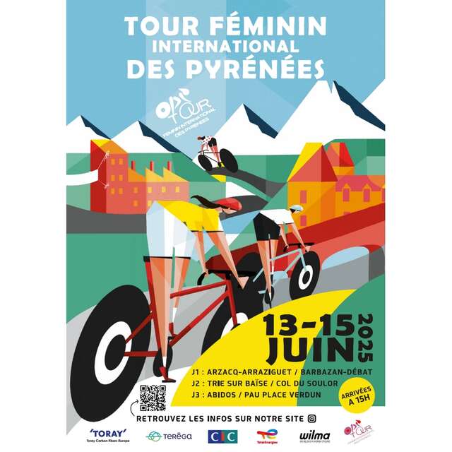 Tour féminin international des pyrénes: Etape Abidos - Pau