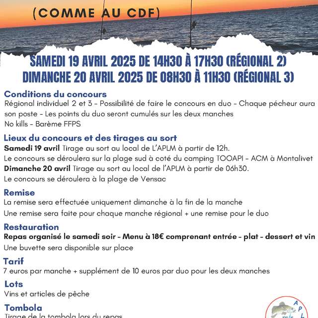 Challenge Duo - Concours de pêche