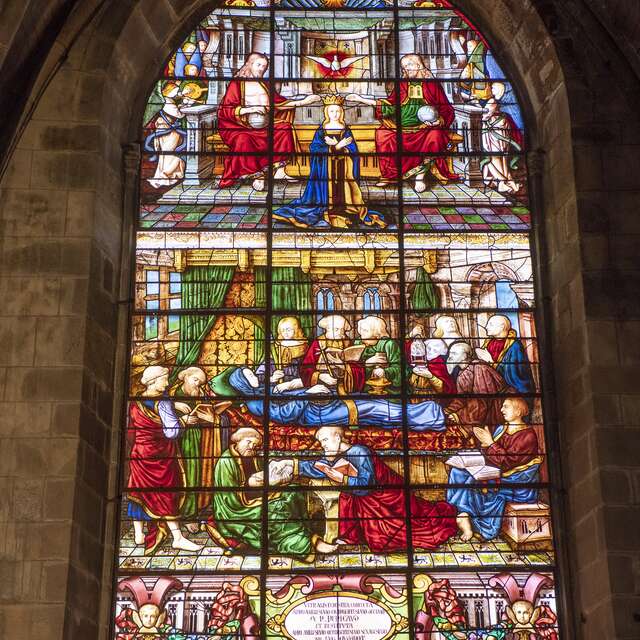 Visite Flash - Vitrail de la dormition de la Vierge - Limoges
