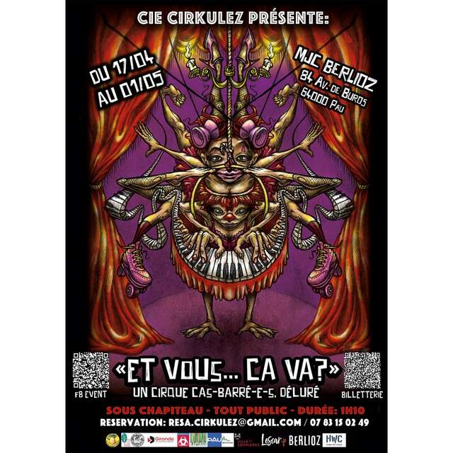 Cabaret de la Cie Cirkulez : "Et vous..ça va?"