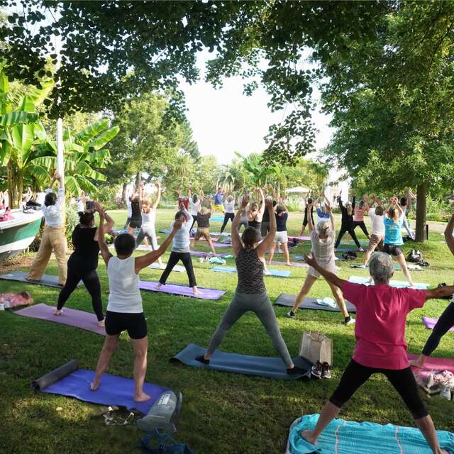 Arcachon en forme au Parc Mauresque : yogalates