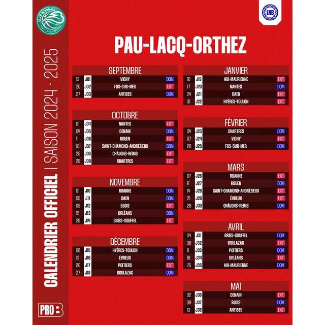 Basket Championnat ProB - Elan Béarnais Pau Lacq Orthez