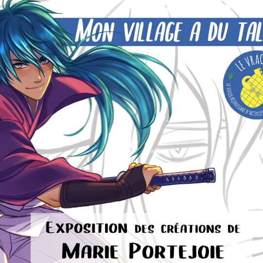 Exposition de Marie Portejoie au vrac café