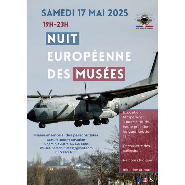 Nuit européenne des musées - Musée des Parachutistes