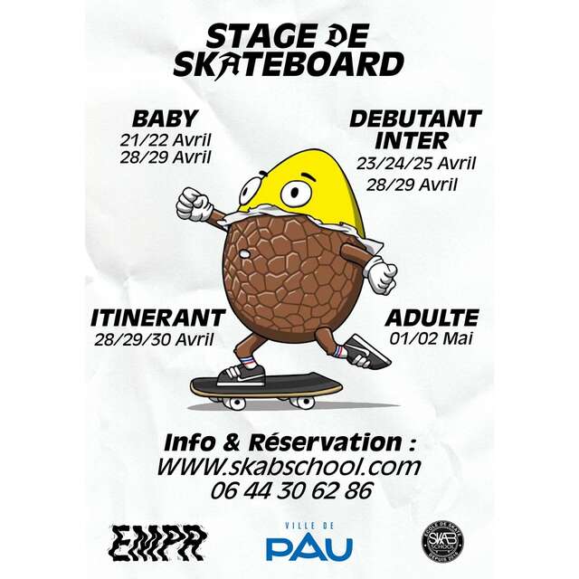 SKAB school - Stage skate confirmés