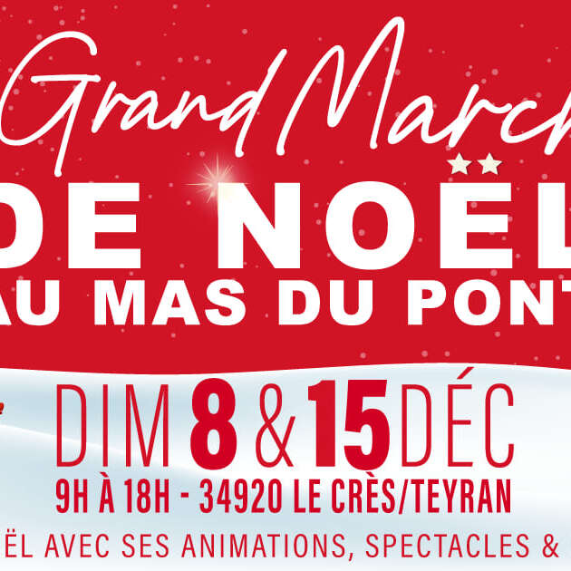 GRAND MARCHÉ DE NOËL AU MAS DU PONT