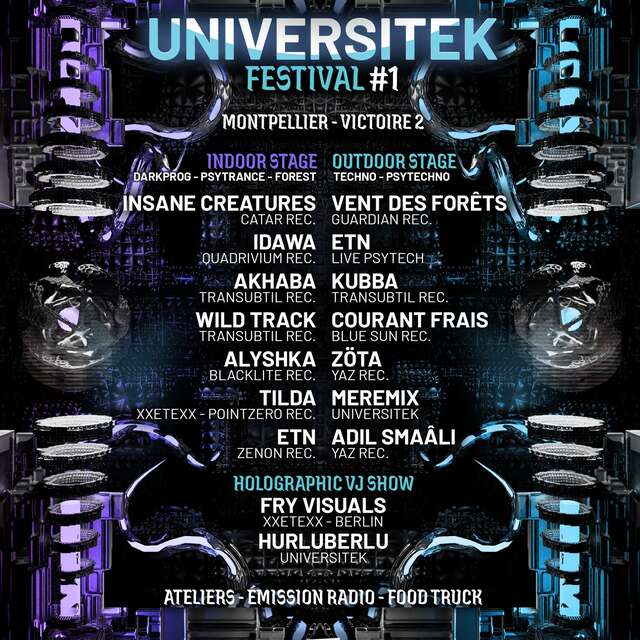 UNIVERSITEK FESTIVAL #1 - MONTPELLIER