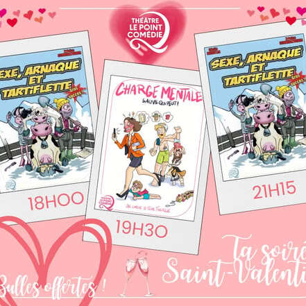 LA SAINT VALENTIN AU POINT COMÉDIE